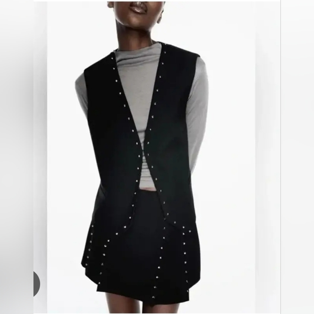 Zara Studded vest size M